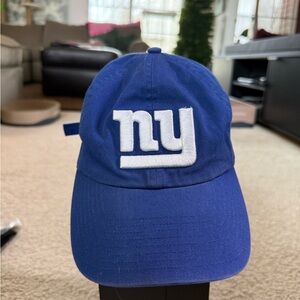 NFL Blue Cap with White and Black Logo